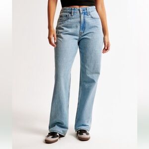 Abercrombie & Fitch Light Blue Straight Leg Jeans